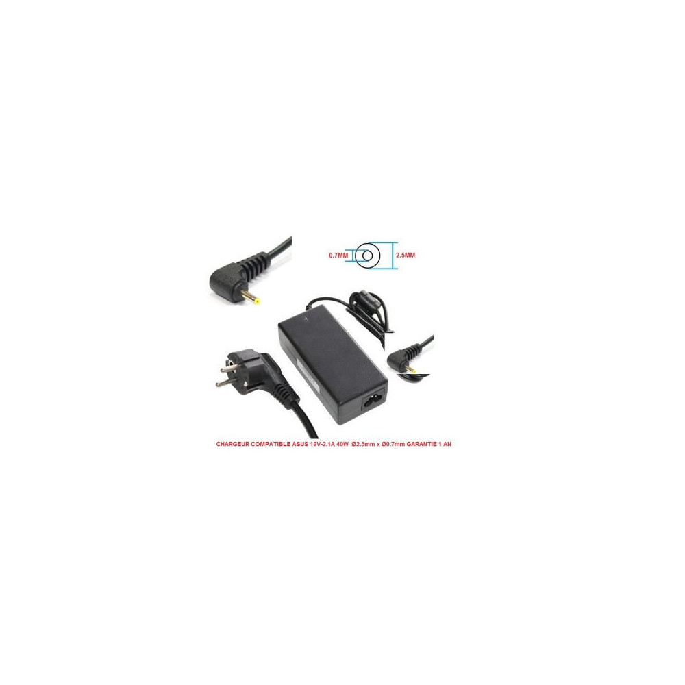 Chargeur Compatible Asus 19V 2.1A 40W 2.5/0.7mm