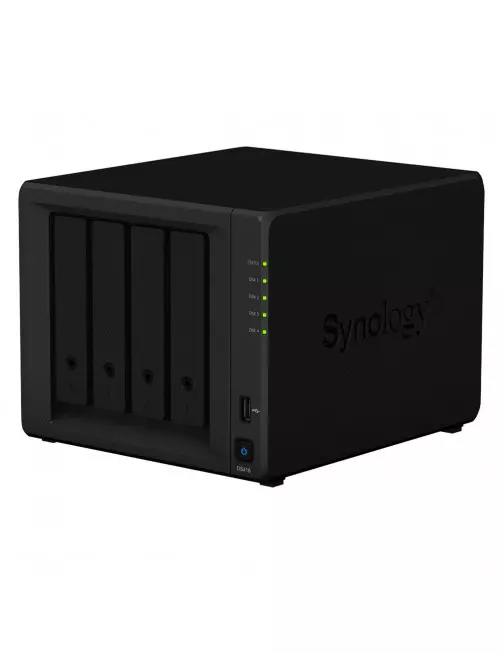 Boitier Serveur NAS Synology DS418 1Go 4 x SATA 3.5 NASSYDS418 - 1 Boitier Serveur NAS Synology DS418 1Go 4 x SATA 3.5 NASSYDS418 - 1