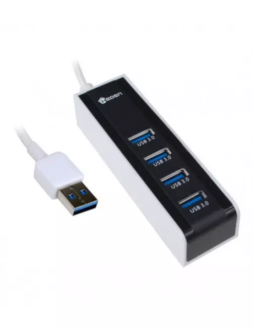 HUB Heden HUBUSB3E40 USB 3.0 4 Ports Auto Alimenté HUBHUBUSB3E40 - 1 HUB Heden HUBUSB3E40 USB 3.0 4 Ports Auto Alimenté HUBHUBUSB3E40 - 1