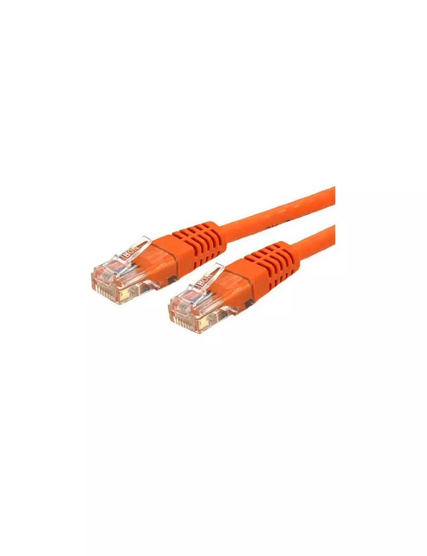 Cable Réseaux RJ45 2m Droit Cat6A S/FTP Blindé Orange