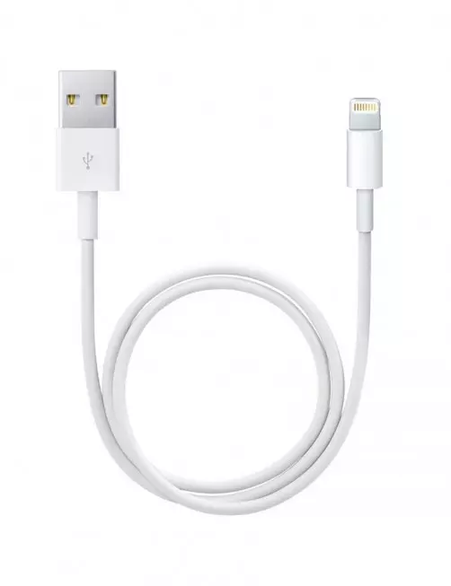 Cable USB vers Lightning Apple 0.5M Blanc pour iPhone/iPad CAUSB_AP-ME291ZM/A - 1