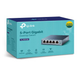 Switch RJ45 TP-Link TL-SG105 10/100/1000 Mbps 5 Ports Métal Switch RJ45 TP-Link TL-SG105 10/100/1000 Mbps 5 Ports Métal