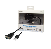 Adaptateur LogiLink AU0048 USB vers DB9 RS232 Mâle
