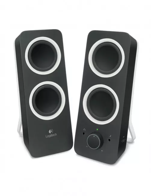 Haut-parleurs Logitech Z200 2.0 5 Watts RMS Noir HPLOZ200_BLACK - 1 Haut-parleurs Logitech Z200 2.0 5 Watts RMS Noir HPLOZ200_BLACK - 1