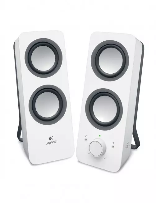 Haut-parleurs Logitech Z200 2.0 5 Watts RMS Blanc HPLOZ200_WHITE - 1 Haut-parleurs Logitech Z200 2.0 5 Watts RMS Blanc HPLOZ200_WHITE - 1