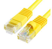Cable Réseaux RJ45 50cm Droit Cat6A S/FTP Blindé Jaune