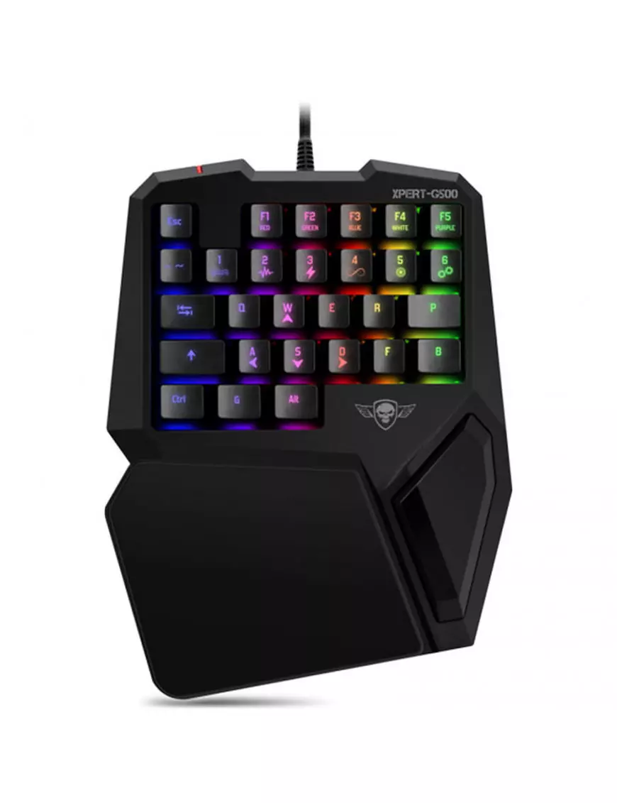 Clavier Spirit of Gamer Mécanique RGB XPERT-G500 SINGLE HAND CLSOGSOG-XG500 - 1