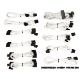 Kit de Câbles Corsair Pro Alimentation gainés Type 4 Blanc