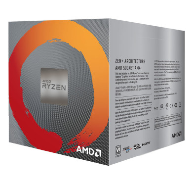 Processeur AMD RYZEN 5 3400G 3.7/4.2Ghz 6M 4Core 65W AM4 AMD - 3