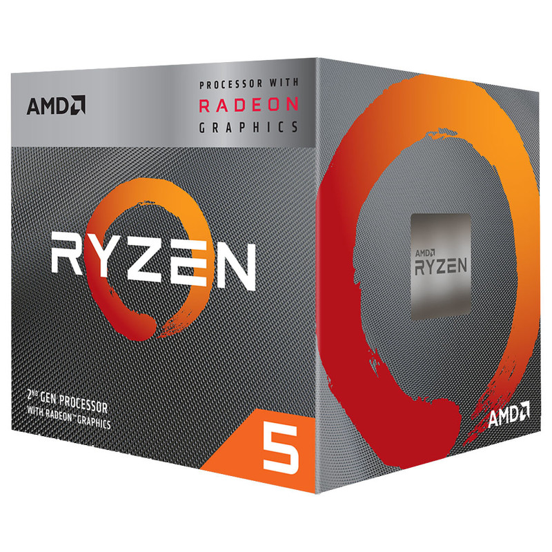 Processeur AMD RYZEN 5 3400G 3.7/4.2Ghz 6M 4Core 65W AM4 Processeur AMD RYZEN 5 3400G 3.7/4.2Ghz 6M 4Core 65W AM4