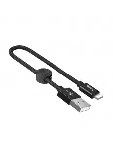 Cable USB vers Lightning 2.4A hoco. X35 25cm Noir CAUSBHO-X35-LI-BK - 1