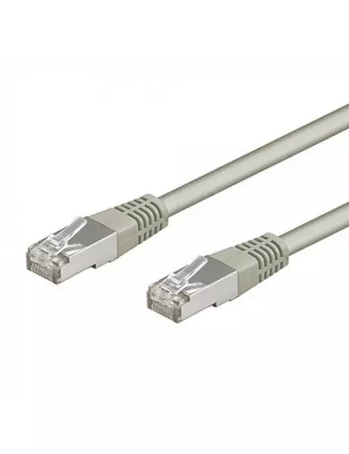 Cable Réseaux RJ45 1.5m Droit Cat6A S/FTP Blindé Gris CRJ45_C6_01.5M_GRI - 1