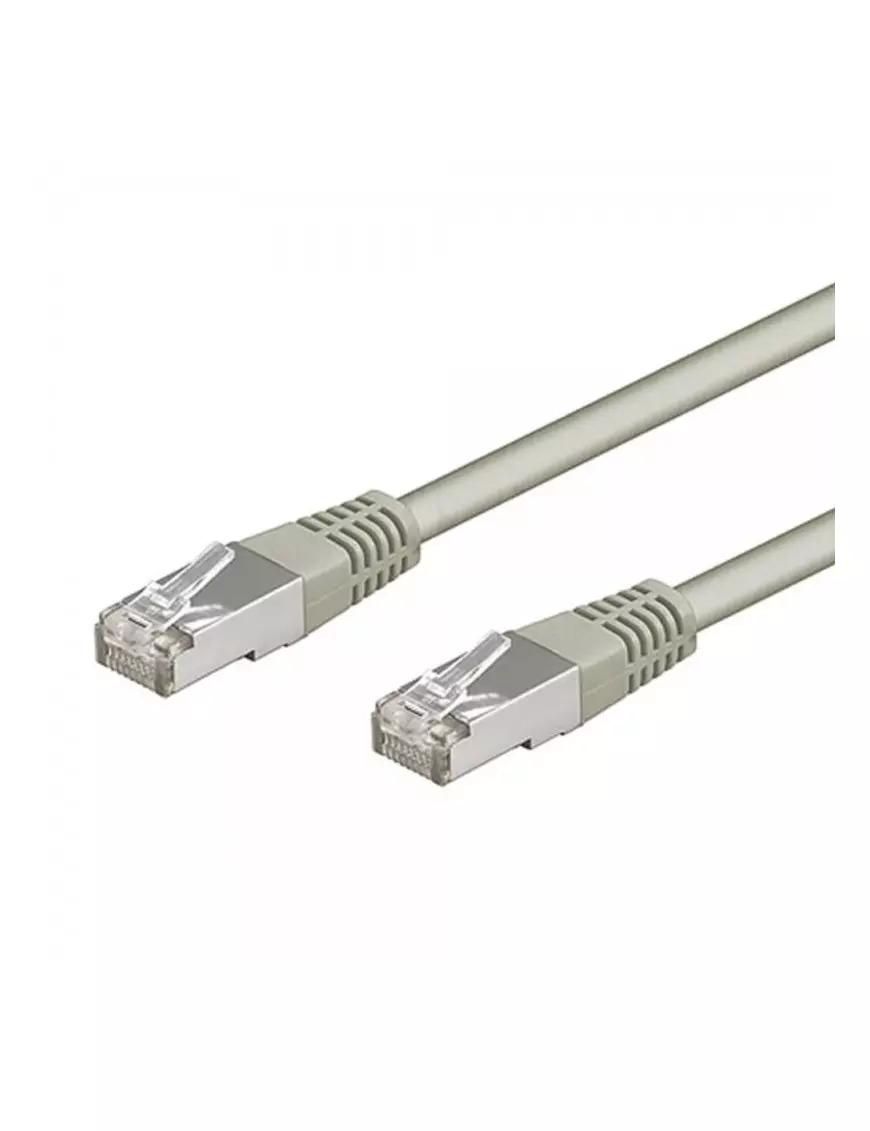 Cable Réseaux RJ45 25cm Droit Cat6A S/FTP Blindé Gris