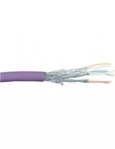 Cable Réseaux RJ45 100m Cat7 S/FTP 1200Mhz Violet CRJ45_C7_100M-SFTP - 1