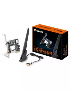 Carte Réseaux PCI-Express Wifi AX + Bluetooth 5.0 Aorus GC-WBAX200 CRGC-WBAX200 - 1