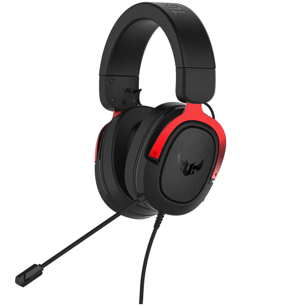 Micro Casque Asus TUF Gaming H3 Red PC/PS4 MICASTUFH3-RED - 1