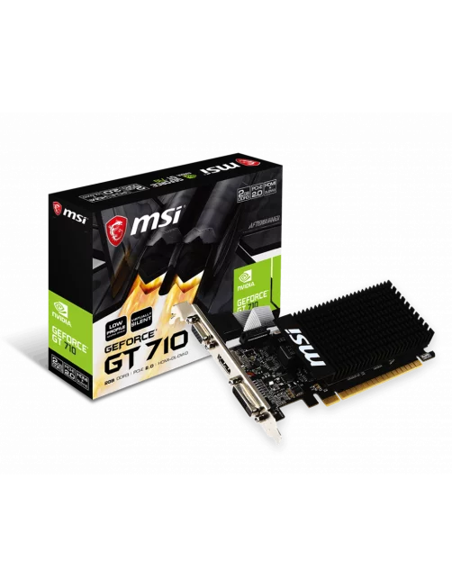 Carte Graphique MSI GT 710 2GD3H LP GT710 2Go DDR3 Silent Low Profile MSI - 1