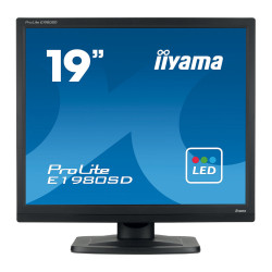 Ecran iiyama 19" E1980SD-B1 LED 4/3 1280x1024 5ms DVI VGA HP EC19IIE1980SD-B1 - 2