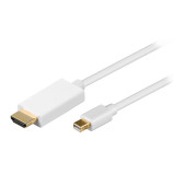 Cable Mini DisplayPort 1.2 vers HDMI M/M 3m 4k
