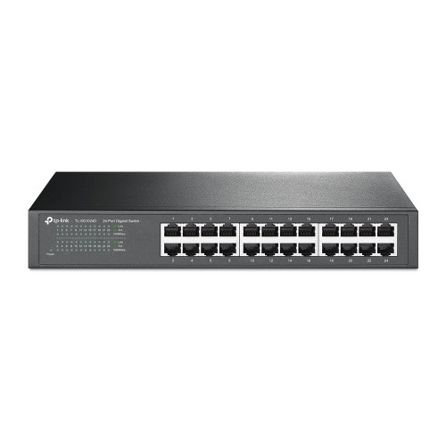 Switch RJ45 TP-Link TL-SG1024D 10/100/1000 Mbps 24 Ports Rackable SW_TL-SG1024D - 1 Switch RJ45 TP-Link TL-SG1024D 10/100/1000 Mbps 24 Ports Rackable SW_TL-SG1024D - 1